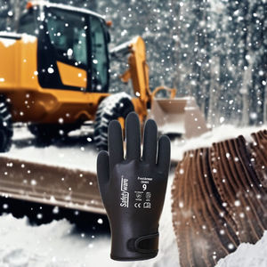 Gant enduit de caoutchouc naturel de vente chaude gants thermiques en tricot gants imperméables industriels - Product Image 1