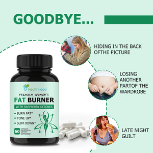 OEM Package Adults Slimming Products Balance Gut Flora Organic Fat Burner Capsules with Raspberry Ketones Magnesium <b>Supplement</b> - Product Image 4