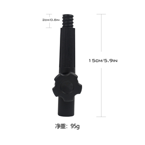 Adaptateur d'angle en aluminium noir Xinxing, filetage américain 3/4 ACME, rallonge télescopique pour nettoyage des poussières - Product Image 4