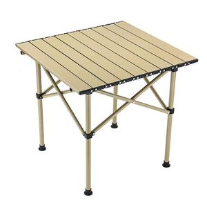 <b>Camping</b> <b>Table</b> <b>Foldable</b> Portable Rectangular High Carbon Steel Outdoor Use 52x51x50 Cm - Product Image 1