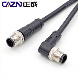 産業用<span class=keywords><strong>2</strong></span> 3 4 5 6 8 1217ピン電線ケーブルコネクタM12シールドなしストレートまたはアングルオーバーモールドプラグM12コネクタ - Product Image 3