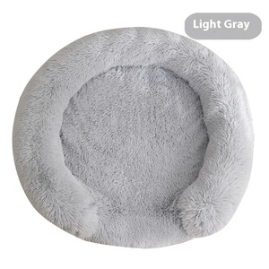 Lit nid accoudoir chat et chien mignon canapé en peluche quatre saisons avec caractéristiques d'hiver détachable et lavable - Product Image 5