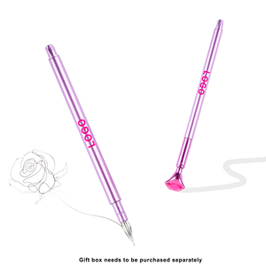 Customized Promotional Plastic Gel <b>Ink</b> Pen Big Diamond Crystal Bluk 1.0mm <b>Refills</b> Custom Printing Logo Personal Pens Office Gift - Product Image 4