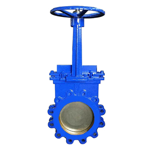 Válvula de Compuerta de Cuchilla de Alta Calidad DN150 con Volante, Tipo Brida y Tipo Lug, de Acero Fundido - Product Image 2