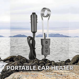 Chauffe-eau portable à immersion 12V 24V de haute qualité, sûr et pratique pour voiture, thé, café, eau, fabriqué en ABS - Product Image 3