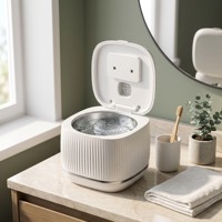 Nettoyeur à ultrasons 3-en-1 48kHz avec stérilisation UVC et dégazage |   Certifié CE FCC |   Machine de nettoyage pour appareils dentaires et bijoux