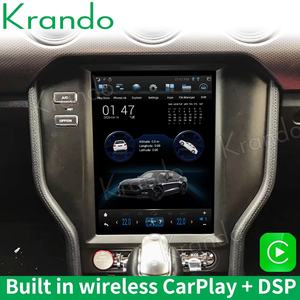 10.4 pouces Tesla Style Android Navigation pour <span class=keywords><strong>Ford</strong></span> <span class=keywords><strong>Mustang</strong></span> 2015-2020 voiture multimédia Radio stéréo lecteur sans fil CarPlay DSP 4G - Product Image 2