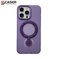 Coque de téléphone magnétique mate de haute qualité à anneau, couleur unie, toucher doux, pour iPhone 17, 16, 14 – Meilleures ventes