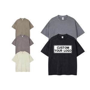 High Quality 100% Cotton Oversized Blank T-Shirt Wholesale <b>Plain</b> <b>White</b> Sublimation T Shirts Custom Printing <b>Tee</b> - Product Image 1