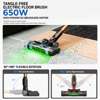 Aspirateur sans fil OEM ODM 40000Pa, aspirateur à bâton sans balai, filtre HEPA, multi-cyclone pour tapis, sols durs, nettoyage domestique