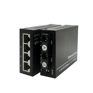 Convertidor de Medios SC de Venta Caliente de Fábrica, Transceptor de Fibra Gigabit 20KM 2SC +4 RJ45, Conmutador de Red A/B, Convertidor de Medios de Fibra Óptica - Product Image 2