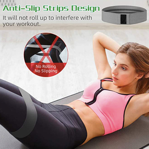 Fasce per il bottino in tessuto intrecciato personalizzate per allenamento Fitness impostate fasce elastiche di resistenza - Product Image 5
