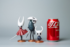 Set di 3 Pezzi Figure Anime <span class=keywords><strong>Hollow</strong></span> <span class=keywords><strong>Knight</strong></span>, Statuette in PVC da Collezione, Modellini Giocattolo - Product Image 4