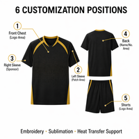 Camiseta de Fútbol de Secado Rápido, Estilo Urbano, Corte Holgado, Personalizada con Impresión DTG, para Entrenamiento en Grupo