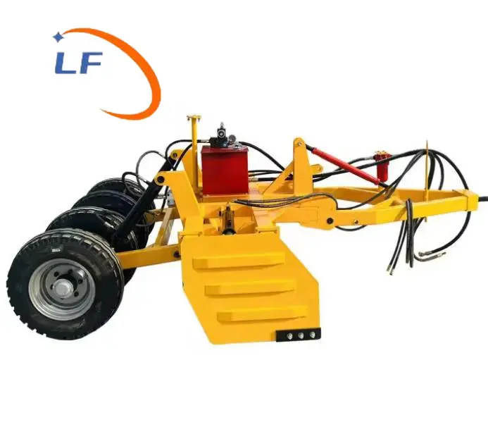 Tracteurs agricoles niveleuse de route satellite laser prix des pièces de lame de machine de niveau de terre d'occasion