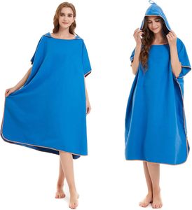 MOQ basso Logo personalizzato in microfibra traspirante nuoto <span class=keywords><strong>mare</strong></span> immersioni asciugamano con cappuccio fasciatura esterno Poncho <span class=keywords><strong>da</strong></span> Surf - Product Image 1