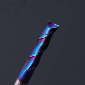 HRC60 GES-4F Wolframkarbid 2-Schneidenfräser mit TiCN-Beschichtung - Product Image 4