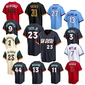 Broderie en gros # 23 Tatis Jr. # 13 Machado # 44 Musgrove # 25 Alonso # 30 Skenes 2026 City Connect Teams <span class=keywords><strong>Baseball</strong></span> Jersey - Product Image 1
