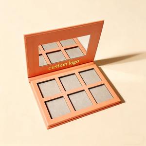 พาเลทกระดาษพิมพ์ลายเอง 9 ช่อง <span class=keywords><strong>แบบ</strong></span>เติมได้ & ใช้ได้กับแม่เหล็กทั่วไป ขนาดกะทัดรัด สำหรับใส่อายแชโดว์ ไฮไลท์เตอร์ และบลัชออน - Product Image 6