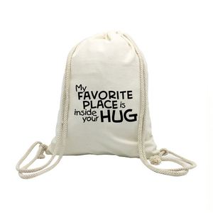 <b>Children</b> DIY Painting Your Own Colouring Cotton Canvas Back Pack Bag Drawstring Bag - Product Image 4