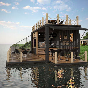 Nuovo Design prefabbricato contenitore <span class=keywords><strong>in</strong></span> <span class=keywords><strong>acciaio</strong></span> ristorante e Bar cucina di spedizione per ville <span class=keywords><strong>case</strong></span> Container - Product Image 3