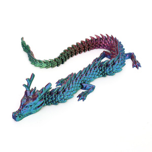 Modelo de Dragón Chino, Servicio de Prototipado Rápido 3D FDM Personalizado, Plástico PLA ABS, Regalos de Navidad, Impresión Jinccai en Cualquier Momento, Oferta de Muñeco de Nieve - Product Image 3