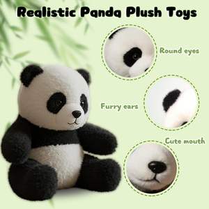 Oem odm התאמה אישית pp כותנה רכה פנדה ריאליסטית ממולא צעצוע צעצוע לחיפוי רגשי תמיכה בחיקוי טבעי - Product Image 2