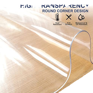 <span class=keywords><strong>Tovaglia</strong></span> in <span class=keywords><strong>PVC</strong></span> <span class=keywords><strong>Trasparente</strong></span> Diretta dalla Fabbrica Resistente all'Usura e Anti-Olio Personalizzabile Tovaglie in Plastica - Product Image 2