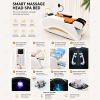 Tempat Tidur Keramas JOXIN Head Spa dengan Desain Reclining Mewah, Pijat Airbag Tangan dan Kaki, Bak Keramik, dan Dukungan ODM untuk Pusat Kesehatan