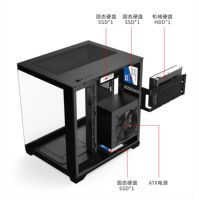 AntarcChill Micro Gaming PC Case Micro-ATX Computer Game Case Mid Tower USB 3.0 Cabinet Black Gaming Computer Case Wholesale