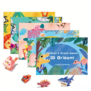 Kit di Modelli 3D in Carta per Bambini, Set Origami Fai-da-Te per Bambini 8-12 Anni, 6 Set a Tema con 8 Modelli Pre-Tagliati e Facili da Assemblare - Product Image 5