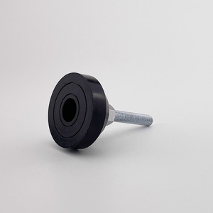 KC Rubber Adjustable Foot With Zinc Plated Steel Thread And Shock Absorbing Design For Medical Equipment - Product Image 2
