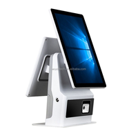 Système de caisse tactile pour commerce de détail et restaurant de 156 pouces, écran tactile, processeur I5, 8 Go de RAM, 128 Go de stockage, machine de point de vente