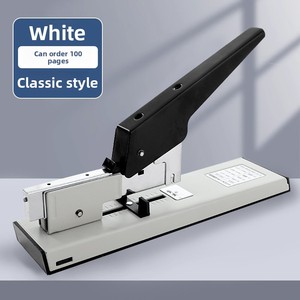 युनफेंग मैनुअल धातु भारी शुल्क स्टेपलर कार्यालय छात्र जंबो आकार 100 शीट 70 मिमी गले की गहराई बहु-कार्यात्मक स्टेपलिंग - Product Image 5