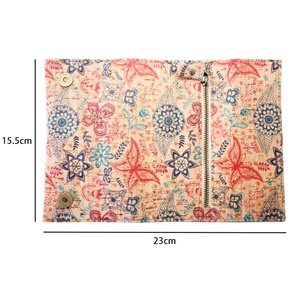 Boshiho - Bolsa de Tabaco Vegana Personalizada, Ecológica, Bolsa para Cigarrillos de Corcho, Embalaje de Tabaco con Diseño Floral, Bolsa para Guardar Tabaco - Product Image 2