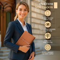 Planificateur version standard A5 en cuir PU organisateur de logo personnalisé nouveau design original impression Journal classeur à anneaux cahier de gros