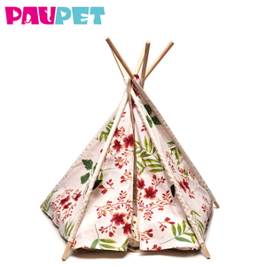 Extérieur Pliable Design <span class=keywords><strong>De</strong></span> Mode Coton <span class=keywords><strong>Toile</strong></span> Tissu Animaux Fournitures Chaud Doux Portable <span class=keywords><strong>Tipi</strong></span> <span class=keywords><strong>Lit</strong></span> Pour Animaux <span class=keywords><strong>De</strong></span> Compagnie Tentes Maisons - Product Image 1