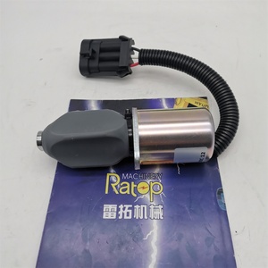 อะไหล่รถขุด โซลินอยด์ตัดการทำงาน 12V รุ่น 6681513 6667993 6662993 วาล์วโซลินอยด์หยุดเครื่องยนต์ - Product Image 4
