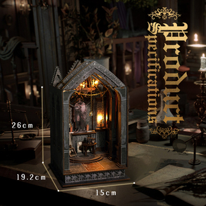 Iiecreate Bộ dụng cụ cầu nguyện bằng gỗ thủ công cầu nguyện bằng gỗ thủ công khá đêm SL-16 Bộ đồ chơi tự làm Nhà búp bê thu nhỏ - Product Image 4