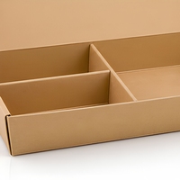 Boîte alimentaire compartimentée personnalisée écologique en papier kraft pour emporter, boîte à lunch pour sushis, salades, emballage de repas