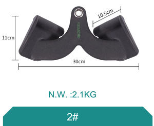 Accesorios de máquina de cable de fitness para gimnasio <span class=keywords><strong>en</strong></span> casa, <span class=keywords><strong>barra</strong></span> <span class=keywords><strong>en</strong></span> T de acero, <span class=keywords><strong>polea</strong></span> de <span class=keywords><strong>barra</strong></span> <span class=keywords><strong>en</strong></span> V, agarre de goma, mango de entrenamiento de fuerza para rizo de bíceps Lat - Product Image 4