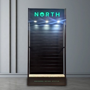 Gabinete de tablero Mingtang, estante de accesorios para teléfono móvil, accesorios móviles, soporte de exhibición, estantes de exhibición Slatwall con iluminación Led - Product Image 5