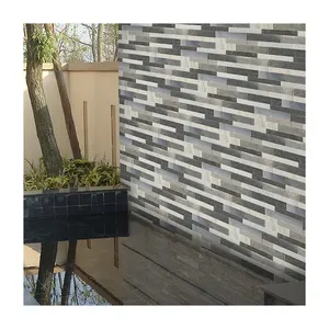 Light Grey Mix colour Cement Natural Stone Real Stone Exterior Wall Cladding Exterior Wall Stone