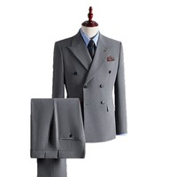 Blazer ajusté à fermeture éclair pour hommes, idéal pour les costumes de mariage, les tenues de cérémonie et de bureau – Vente en gros usine