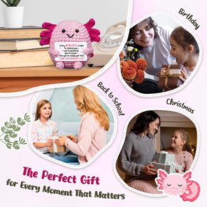 AYOYO Mini Tulipán de Ganchillo para Apoyo Emocional Positivo - Regalo de Cumpleaños, Boda, Graduación para Maestros, Enfermeras, <span class=keywords><strong>Colegas</strong></span> - Product Image 6