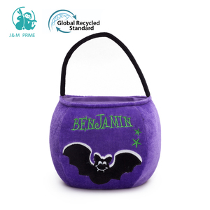 Panier en peluche pour décoration d'Halloween en coton PP, accessoire de citrouille, bonbons, cadeau pour enfant - Product Image 4