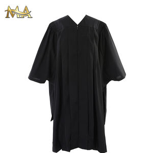 Deluxe Unisex Adulto Masters Vestido de graduación Poliéster mate 12 colores Premium Master Vestido de graduación Bata OEM ODM - Product Image 4