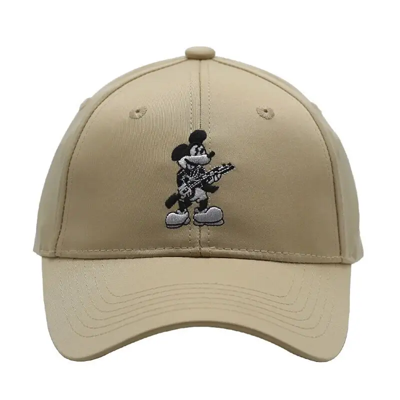 Logotipo personalizado chapéu crianças à prova de uv sun bonito dos desenhos animados Bordado Boné de Beisebol Personalizado Barato cap mickey mouse