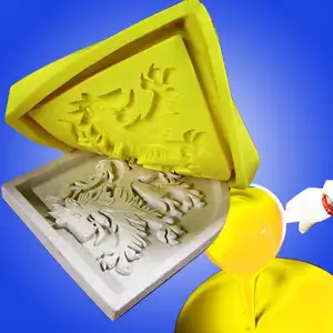good quality cheaper Silicone rubber for plaster toy mold make marble plaster Ceiling Panels