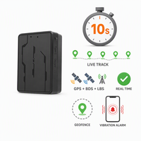 Localizador de Vehículos 4G en Tiempo Real, Intervalo de Actualización de 10 Segundos, Triple Posicionamiento, Geocerca, Alarma de Vibración, Rastreador GPS Inalámbrico Portátil